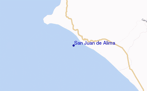 mappa di localizzazione di San Juan de Alima