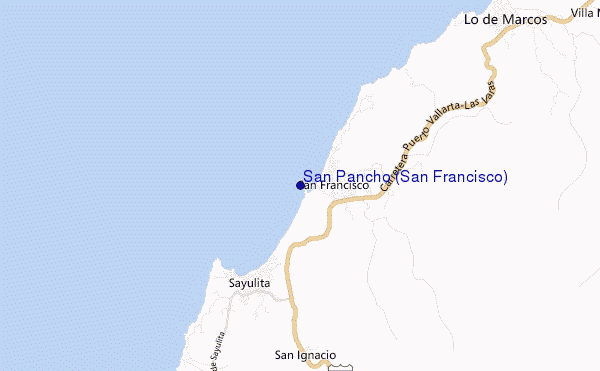mappa di localizzazione di San Pancho (San Francisco)