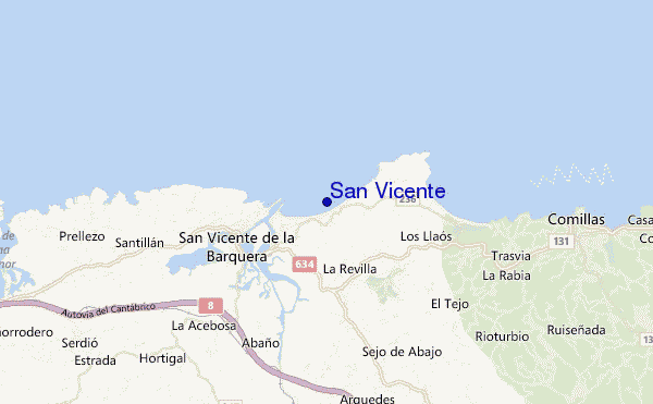 mappa di localizzazione di San Vicente