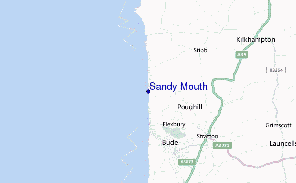 mappa di localizzazione di Sandy Mouth