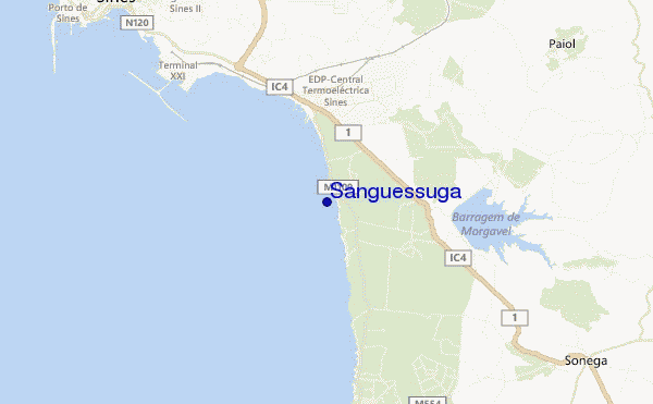 mappa di localizzazione di Sanguessuga