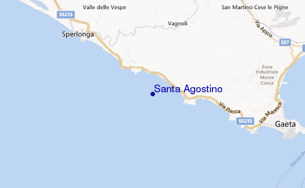 mappa di localizzazione di Santa Agostino