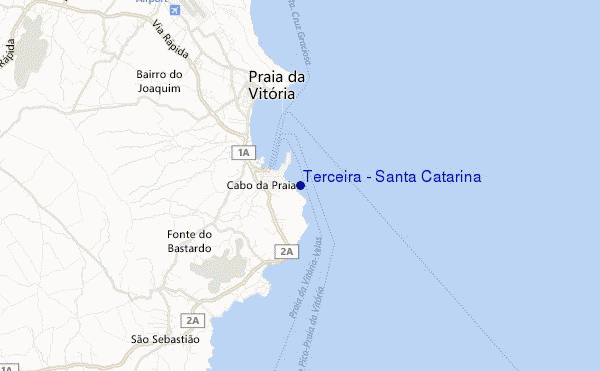 mappa di localizzazione di Terceira - Santa Catarina