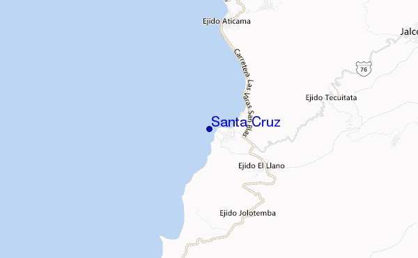 mappa di localizzazione di Santa Cruz
