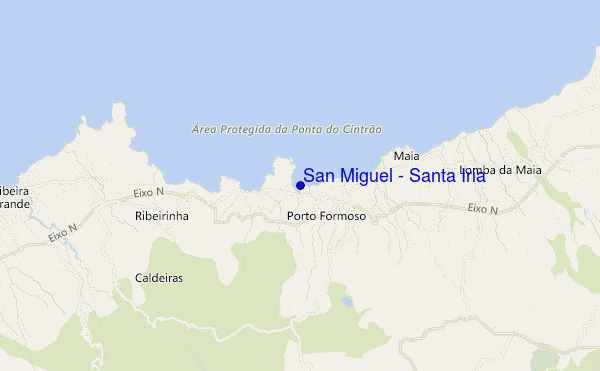mappa di localizzazione di San Miguel - Santa Iria