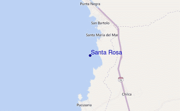 mappa di localizzazione di Santa Rosa