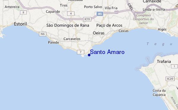 mappa di localizzazione di Santo Amaro