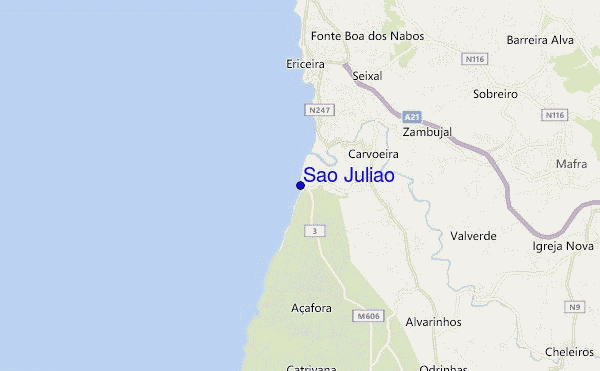 mappa di localizzazione di Sao Juliao