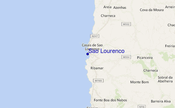 mappa di localizzazione di Sao Lourenço