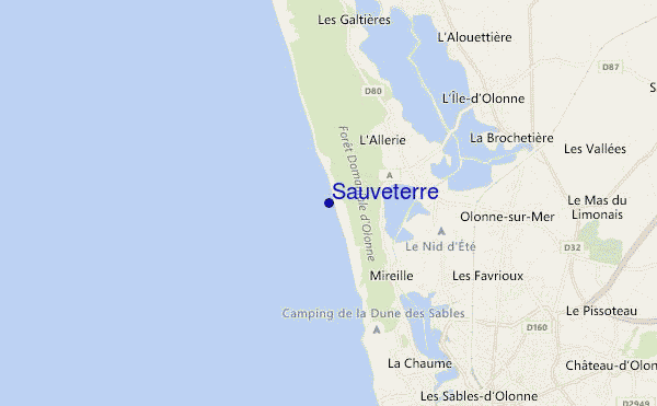 mappa di localizzazione di Sauveterre