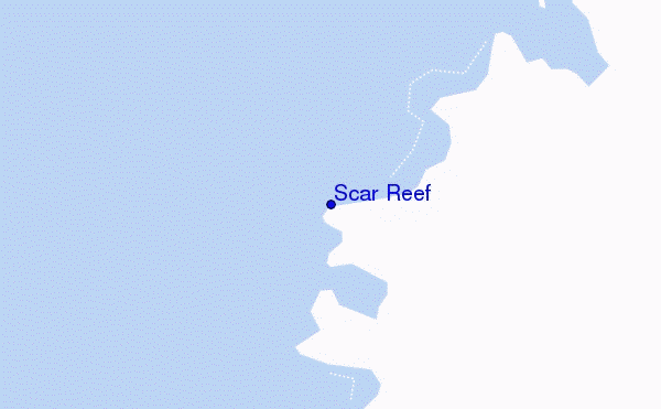 mappa di localizzazione di Scar Reef