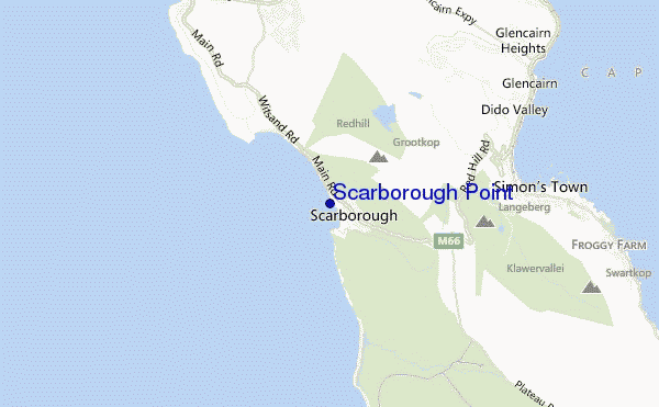 mappa di localizzazione di Scarborough Point