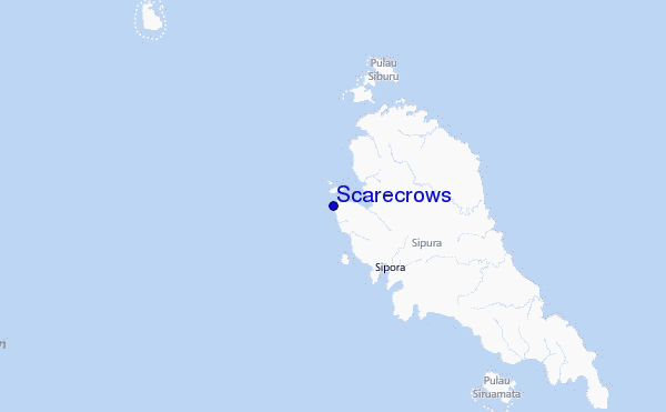 Scarecrows Location Map