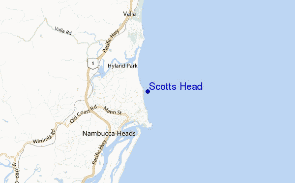 mappa di localizzazione di Scotts Head