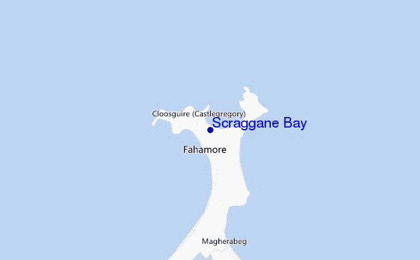 mappa di localizzazione di Scraggane Bay
