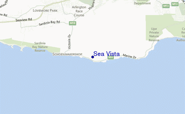 mappa di localizzazione di Sea Vista
