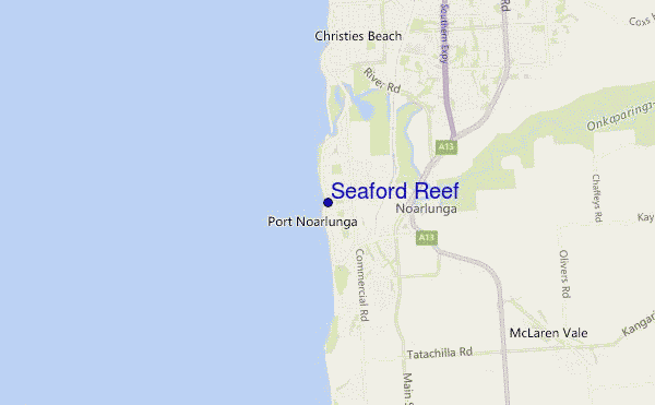 mappa di localizzazione di Seaford Reef