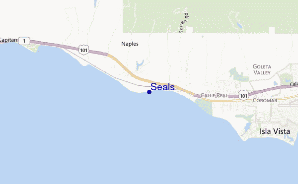 mappa di localizzazione di Seals