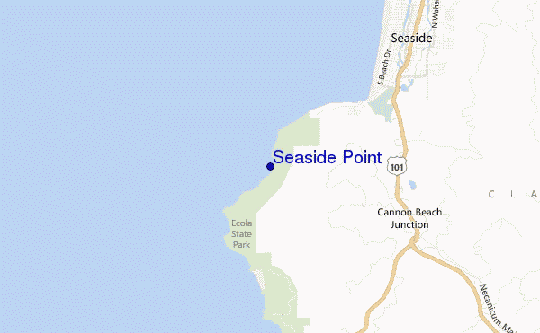 mappa di localizzazione di Seaside Point
