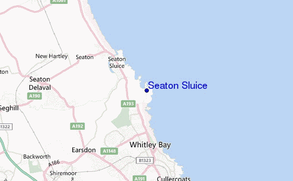mappa di localizzazione di Seaton Sluice