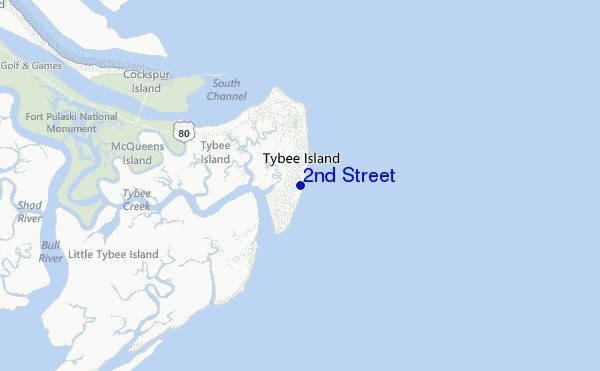 mappa di localizzazione di 2nd Street