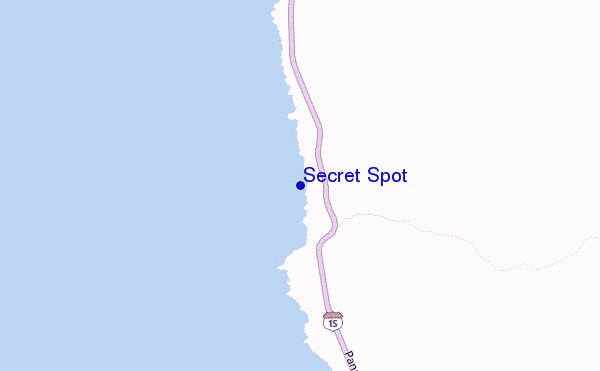 mappa di localizzazione di Secret Spot