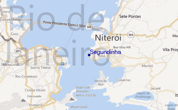 mappa di localizzazione di Segundinha