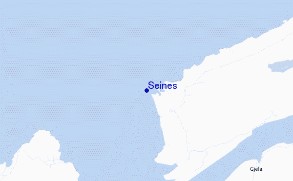 mappa di localizzazione di Seines