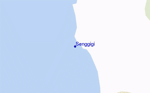 mappa di localizzazione di Senggigi