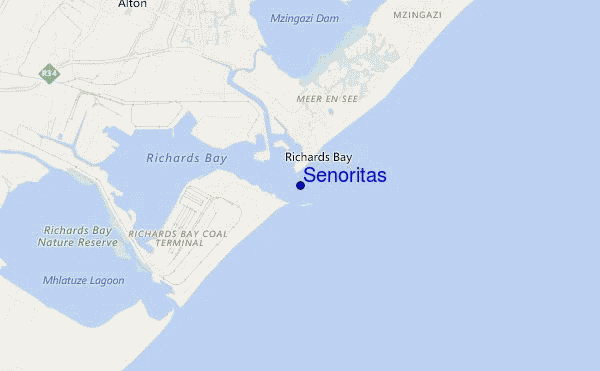 mappa di localizzazione di Senoritas
