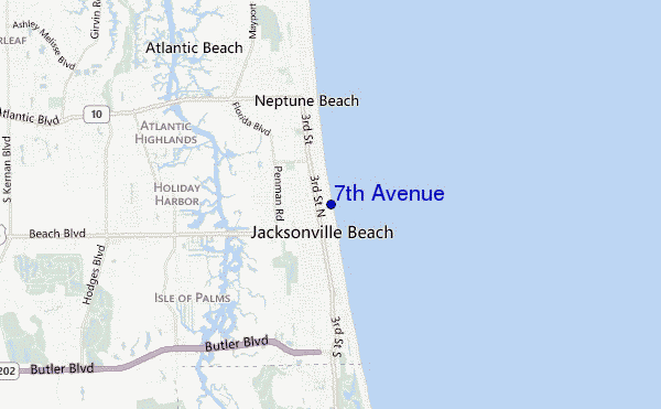 mappa di localizzazione di 7th Avenue