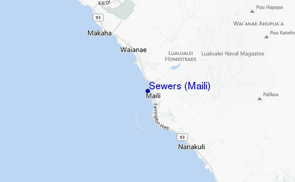 mappa di localizzazione di Sewers (Maili)