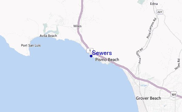 mappa di localizzazione di Sewers