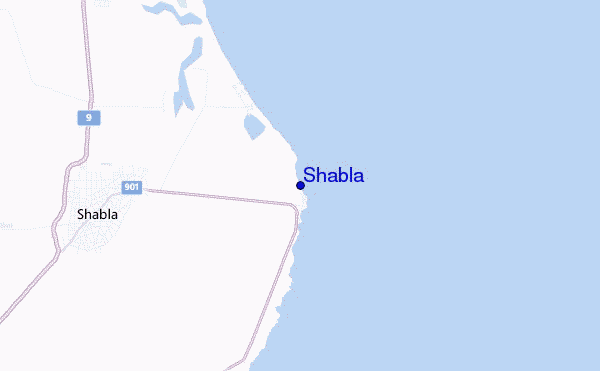 mappa di localizzazione di Shabla
