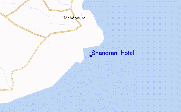 mappa di localizzazione di Shandrani Hotel