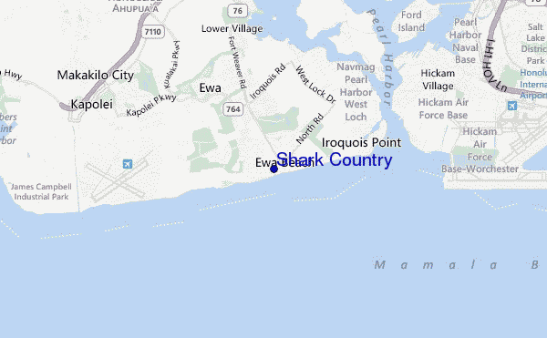 mappa di localizzazione di Shark Country