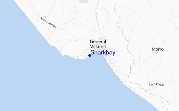 mappa di localizzazione di Sharkbay