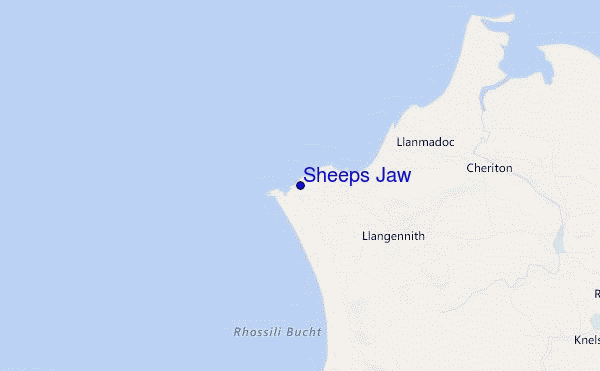 mappa di localizzazione di Sheeps Jaw