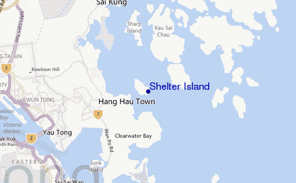 mappa di localizzazione di Shelter Island
