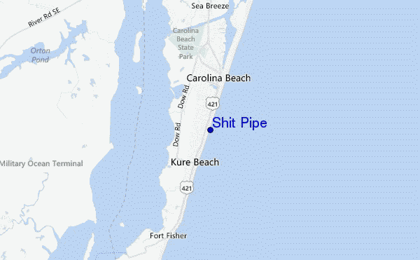 mappa di localizzazione di Shit Pipe