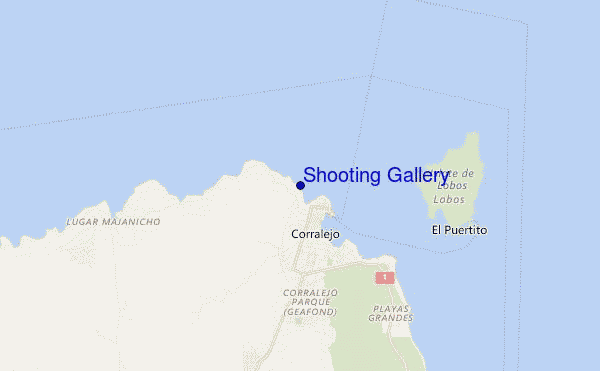 mappa di localizzazione di Shooting Gallery