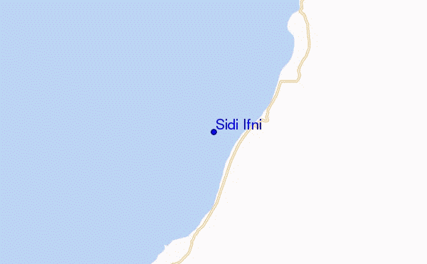 mappa di localizzazione di Sidi Ifni