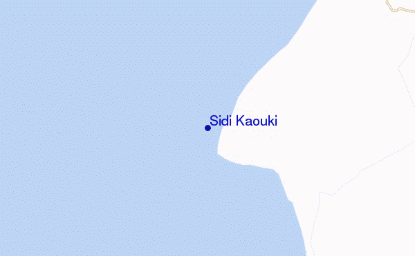 mappa di localizzazione di Sidi Kaouki