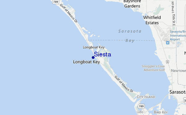 mappa di localizzazione di Siesta