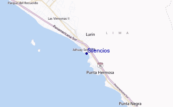 mappa di localizzazione di Silencios