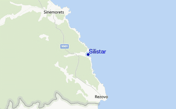 mappa di localizzazione di Silistar