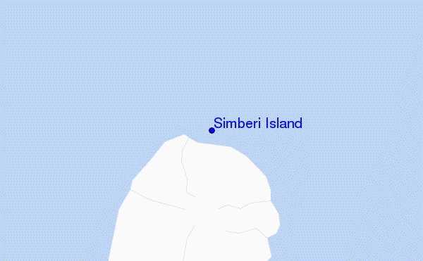 mappa di localizzazione di Simberi Island