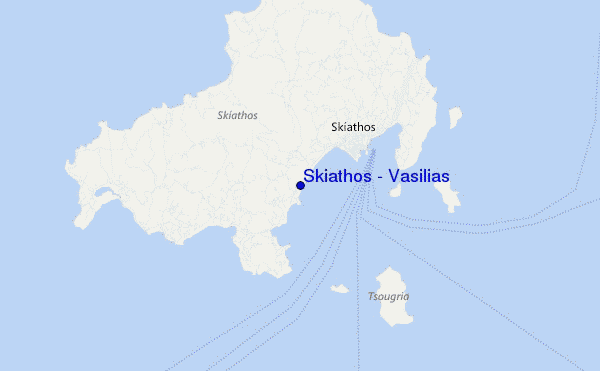mappa di localizzazione di Skiathos - Vasilias