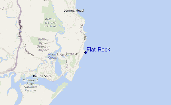 mappa di localizzazione di Flat Rock