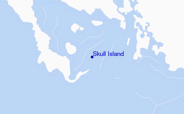 mappa di localizzazione di Skull Island